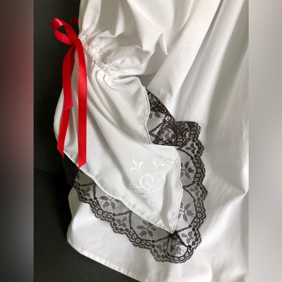 Black, faux,suede corset, Bustiers, vest, with faux white stitching detail szS-M - Picture 13 of 16